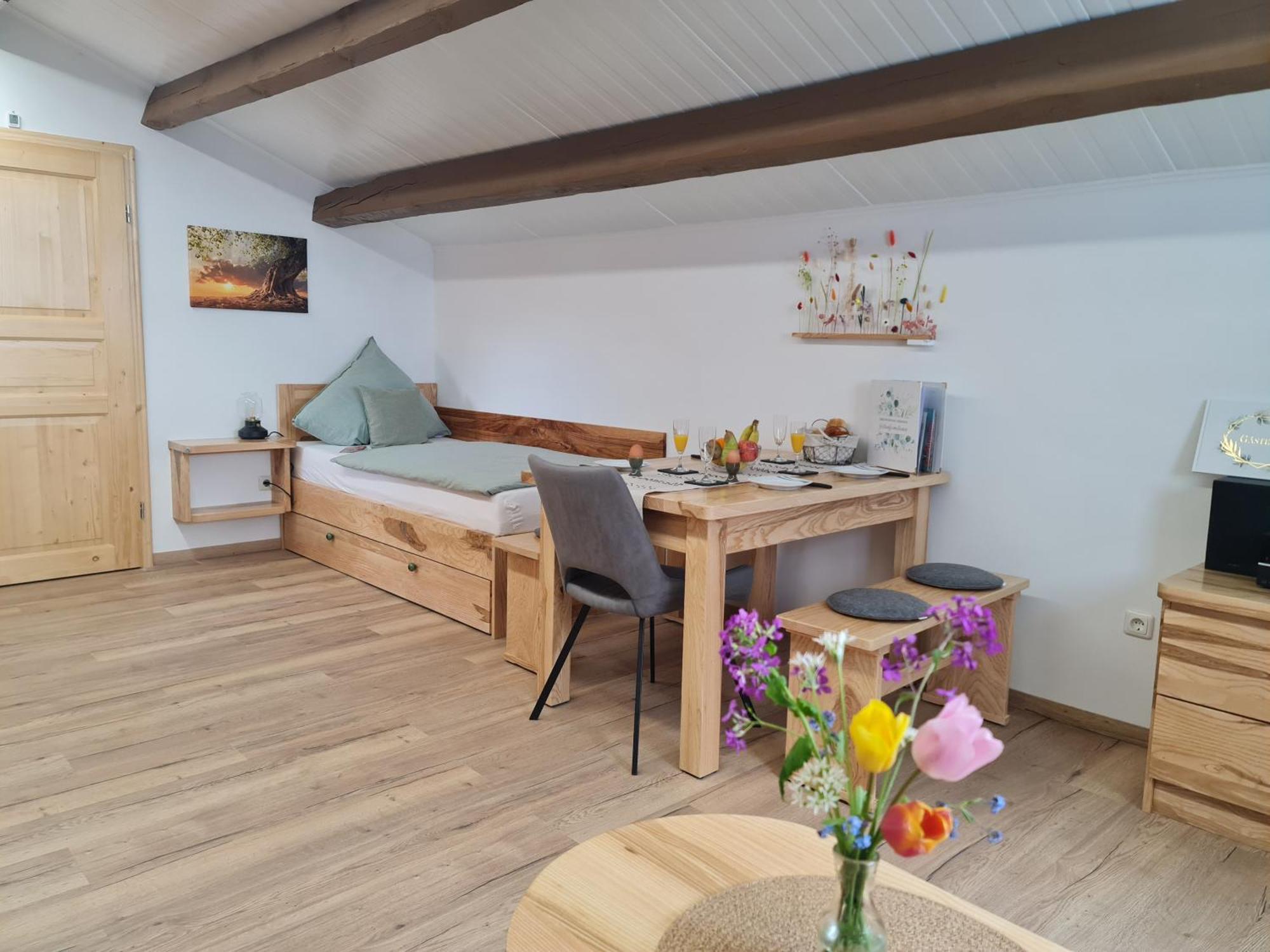 Ferienwohnung Wiesenhof Neuhof an der Zenn Esterno foto