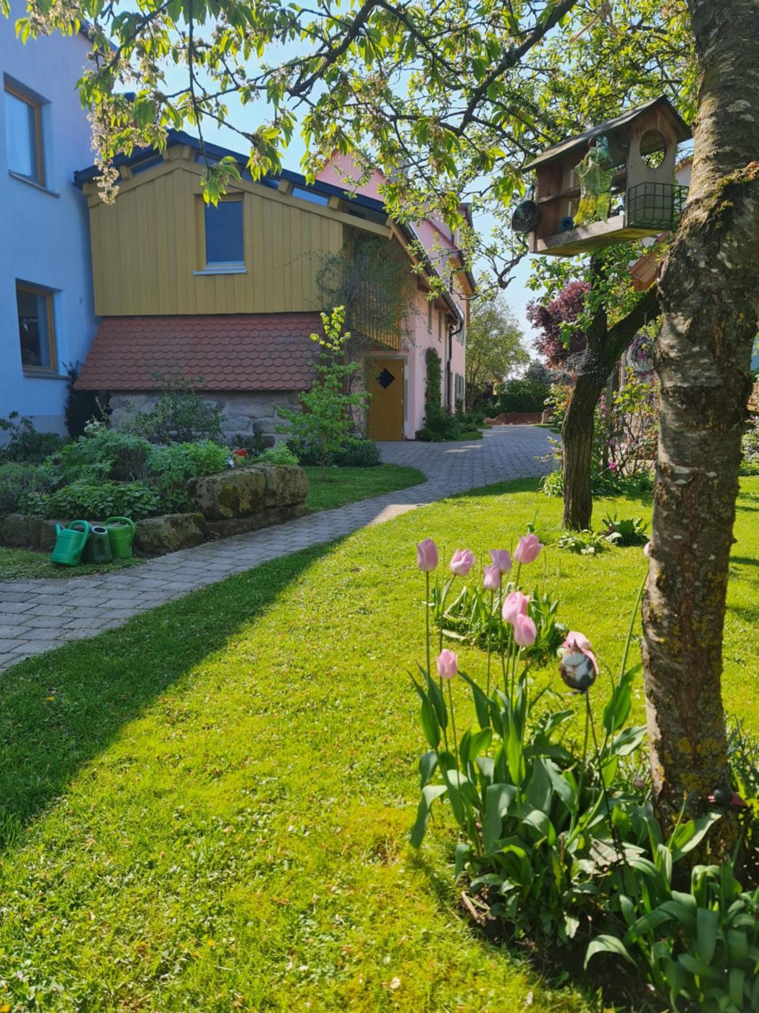 Ferienwohnung Wiesenhof Neuhof an der Zenn Esterno foto