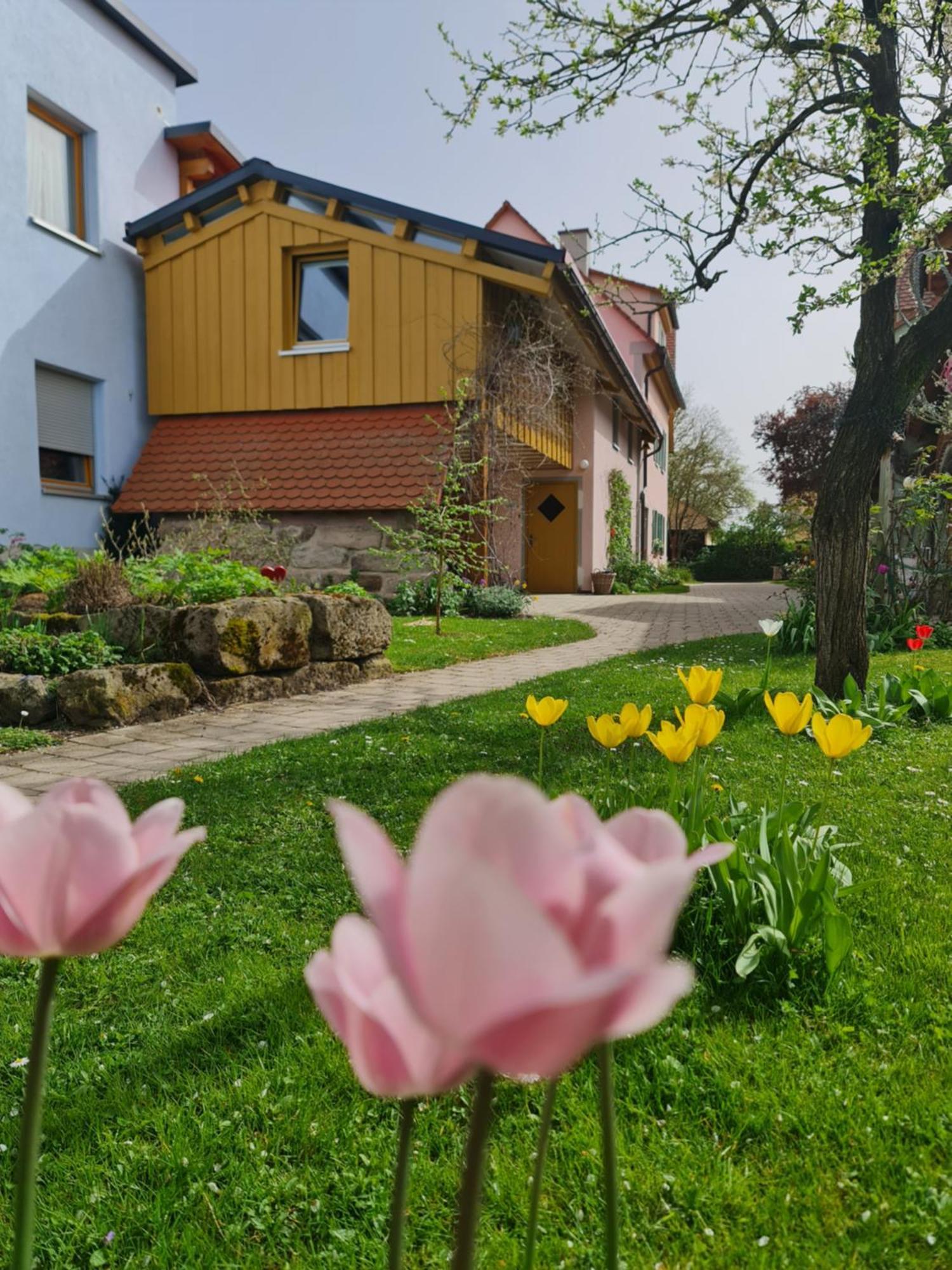 Ferienwohnung Wiesenhof Neuhof an der Zenn Esterno foto